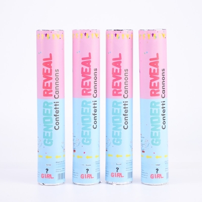 Pembe Mavi Biyolojik Bozulur Düğün Konfeti Poppers Cinsiyet Poppers