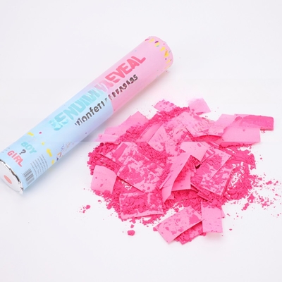 Pembe Mavi Biyolojik Bozulur Düğün Konfeti Poppers Cinsiyet Poppers