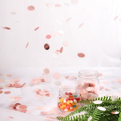 Pembe Çember Tissue Kağıt Konfetti Kutlama Düğün Doğum Günü Parti