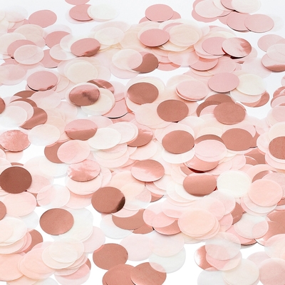 Pembe Çember Tissue Kağıt Konfetti Kutlama Düğün Doğum Günü Parti