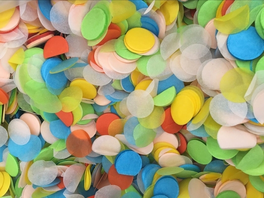 Toptan biodegradable konfetti parti streamer düğün konfetti kağıdı
