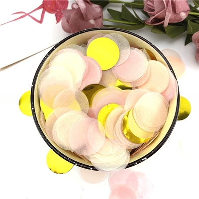 Yuvarlak Tissue Kağıdı Konfetti Düğün Partisi Poppers Streamers Konfetti Streamer Atıcılar