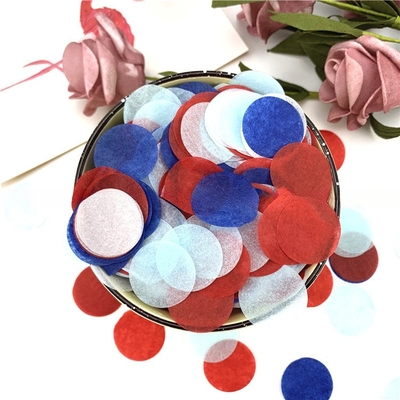 Çok Renkli Özel Yuvarlak Şekilli Tissue Kağıdı Paketleme için Dekoratif Doldurma Kağıdı Festivalleri Doğum Günü