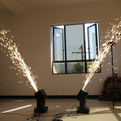 Uzaktan kumanda 700w Dmx Parlak Soğuk Parlak Çeşme Makinesi Düğün
