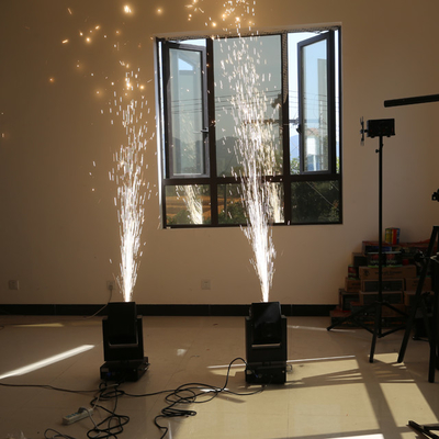 Uzaktan kumanda 700w Dmx Parlak Soğuk Parlak Çeşme Makinesi Düğün