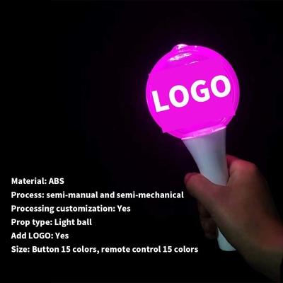 2024 Glow Light Stick For Korea K-pop Konseri Kırmızı Kadife Tek Şarkı