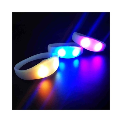2024 DMX 512 Işık Uzak Kontrollü LED Bilezik RGB Pulseras Brasil luz gira Pulseras LED Con Control DMX