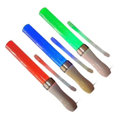 Akrilik Mini Led Stick Rotary Switch ile Özel Lazer Logo Mini Parlak LED Akrilik Stick Led Kalem Işık