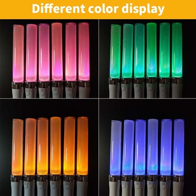 Akrilik Mini Led Stick Rotary Switch ile Özel Lazer Logo Mini Parlak LED Akrilik Stick Led Kalem Işık