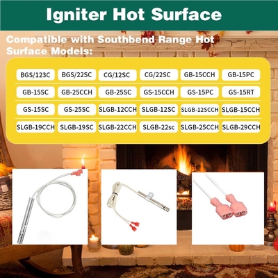 Yüksek Güçlü Seramik Isıtma Elementi Gaz Isıtma Silicium Nitride Si3N4 Çakıştırıcı Özel