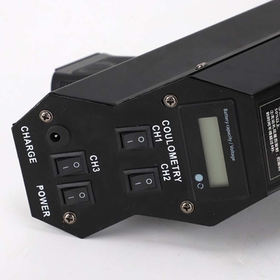 Üç başlı püskürtme ve özel kurdele tasarımı ile elektronik havai fişek tabancası 50W-10kw güç
