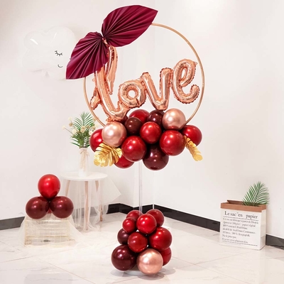 Toptan Düğün Dekorasyonu Oda Balon Sütun Yüzük Bracket Düğün Yolu Kurşun Balon