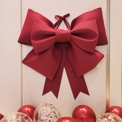 Noel Dekorasyonları Altın Gümüş Kırmızı Yaylar Küçük Büyük Parlak Noel Yayları Noel Ağacı Asma Ornamentleri için Bowknots