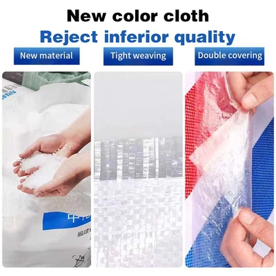 PE Orta Ağırlıklı Dışarıdaki Katı Tarpaulin Tarpa Waterproof Cover Ground Camping için