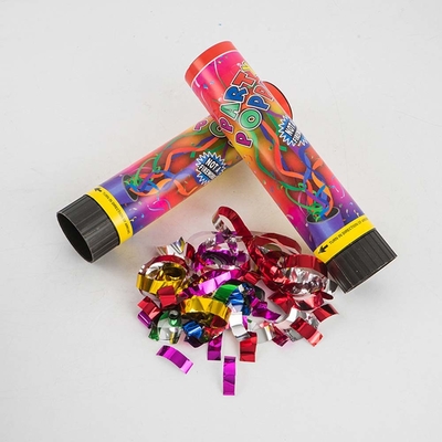 2 - 3M Atış Bahar Plastik Sıkıştırılmış Hava Mini Streamer Parti Popper Parti Konfeti Parti Dekorasyonları için Top